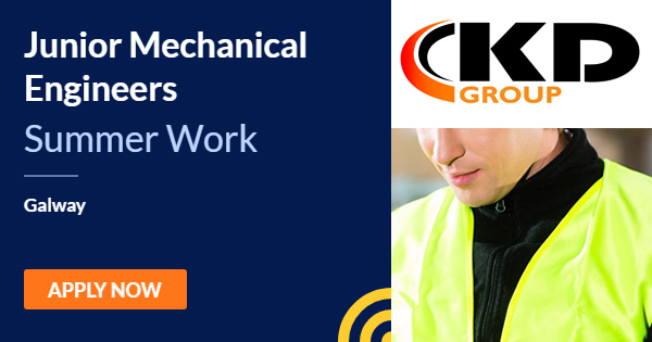 junior-mechanical-engineers-summer-work-kd-mechanical-galway